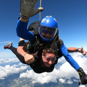 Saut tandem vidéo